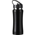 Stainless steel bottle Serena, black (5233-01)