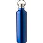 Stainless steel double walled bottle Damien, blue