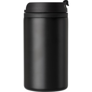 Stainless steel double walled cup Gisela, black (Thermos)