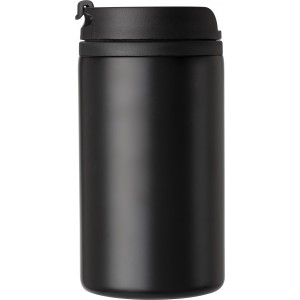 Stainless steel double walled cup Gisela, black (Thermos)