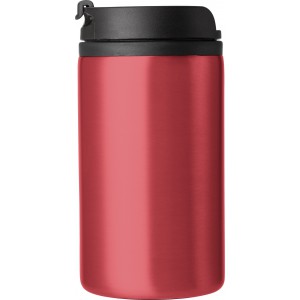 Stainless steel double walled cup Gisela, red (Thermos)