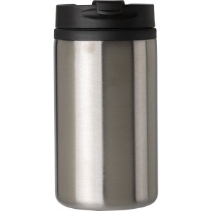 Stainless steel double walled cup Gisela, silver (Glasses)