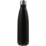 Stainless steel double walled flask Lombok, black (8223-01CD)