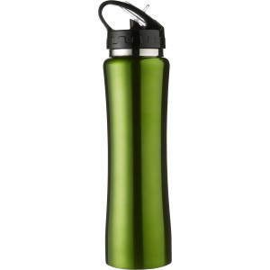 Stainless steel double walled flask Teresa, light green (Sport bottles)