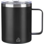 Stainless steel double-walled mug (300 ml) Renate, black (1097560-01)