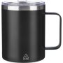 Stainless steel double-walled mug (300 ml) Renate, black