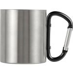 Stainless steel, double walled travel mug (185 ml), black (8245-01CD)