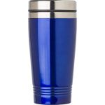 Stainless steel drinking mug (450 ml) Velma, blue (709939-05)