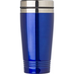 Stainless steel drinking mug (450 ml) Velma, blue (Glasses)