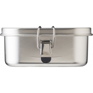 Stainless steel lunch box Kasen, silver (Metal kitchen equipments)