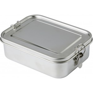 Stainless steel lunch box Kasen, silver (Metal kitchen equipments)