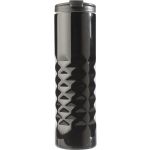Stainless steel mug Kamir, black (7789-01)
