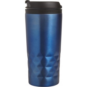 Stainless steel mug Lorraine, blue (Glasses)