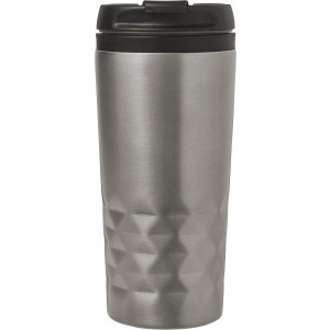 Stainless steel mug Lorraine, silver (Thermos)