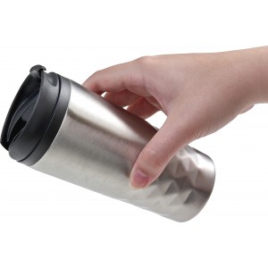 Stainless steel mug Lorraine, silver (Thermos)