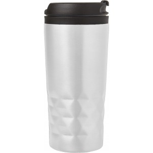 Stainless steel mug Lorraine, white (Thermos)