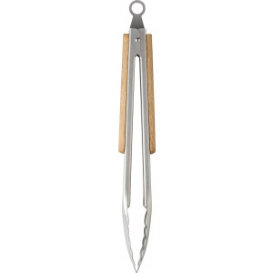 Stainless steel tongs Zephyr, brown (Picnic, camping, grill)