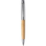 Stainless steel twist ballpen Anke, silver (1097470-32)