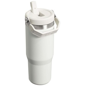 Stanley 890 ml IceFlow(tm) flip straw tumbler, Frosted white (Thermos)