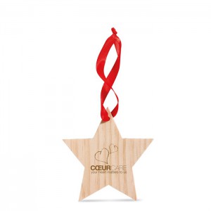 Star shaped hanger, Wood (Decorations)