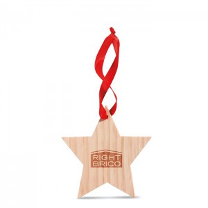 Star shaped hanger, Wood (Decorations)