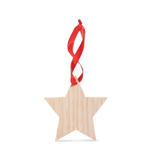 Star shaped hanger, Wood (Decorations)