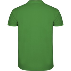 Star short sleeve kids polo, Tropical Green (Polo short, mixed fiber, synthetic)