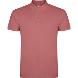 Star short sleeve men's polo, Chrysanthemum Red (Polo short, mixed fiber, synthetic)