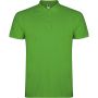 Star short sleeve men's polo, Grass Green