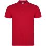 Star short sleeve men's polo, Red