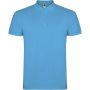 Star short sleeve men's polo, Turquois