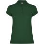 Star short sleeve women's polo, Bottle green