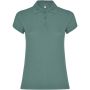 Star short sleeve women's polo, Calm Blue