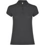 Star short sleeve women's polo, Dark Lead