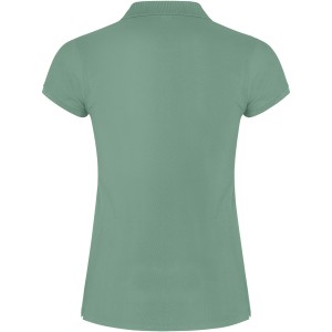 Star short sleeve women's polo, Dark Mint (Polo short, mixed fiber, synthetic)