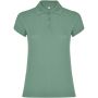 Star short sleeve women's polo, Dark Mint