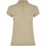 Star short sleeve women's polo, Sand