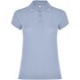 Star short sleeve women's polo, Zen Blue