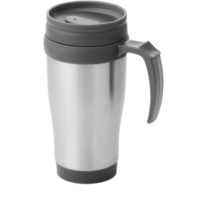 Sanibel 400 ml insulated mug, Silver,Grey (Thermos)