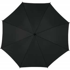 Polyester (190T) umbrella Kelly, black (Umbrellas)