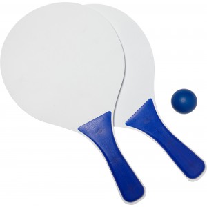 Beachball Tennisspiel aus Holz Eliza, Blau