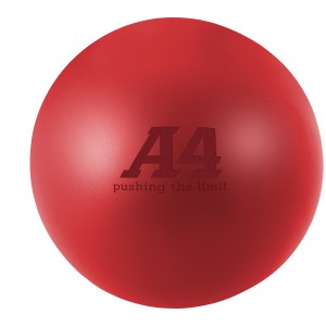 Cool round stress reliever, Red (Stress relief)