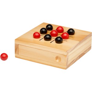 Strobus Tic-Tac-Toe Spiel aus Holz, natur