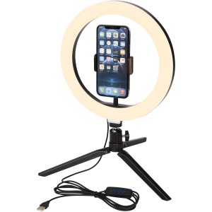 Studio Ringleuchte fr Selfies und Vlogging mit Telefonhalte