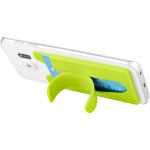 Stue silicone smartphone stand and wallet, Lime (13421803)