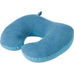Suede travel pillow Fletcher, light blue (7482-18)