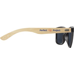 Sun Ray bamboo sunglasses, Solid black (Sunglasses)