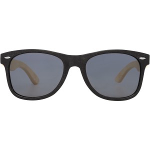 Sun Ray bamboo sunglasses, Solid black (Sunglasses)