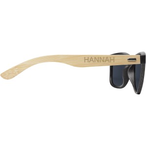 Sun Ray Bambus Sonnenbrille, schwarz (Sonnenbrillen)
