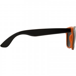 Sun Ray sunglasses with two coloured tones, Orange, solid black (Sunglasses)